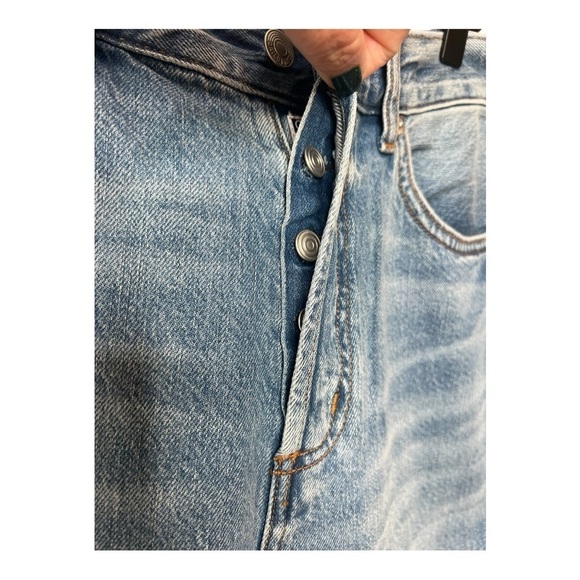 Daily Blue Hype Classic Cropped Jean in Tempest Japanese Rigid Denim Jeans NEW - Picture 3 of 14